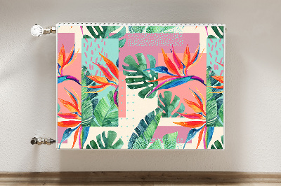 Magnet decorativ pentru calorifer Mozaic tropical