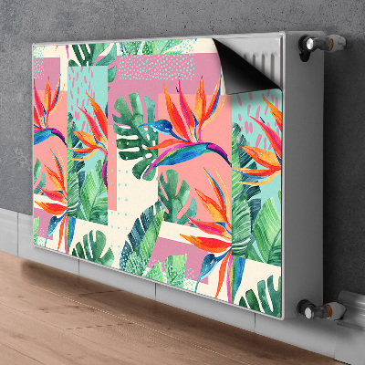 Magnet decorativ pentru calorifer Mozaic tropical