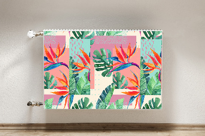 Magnet decorativ pentru calorifer Mozaic tropical