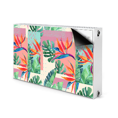 Magnet decorativ pentru calorifer Mozaic tropical