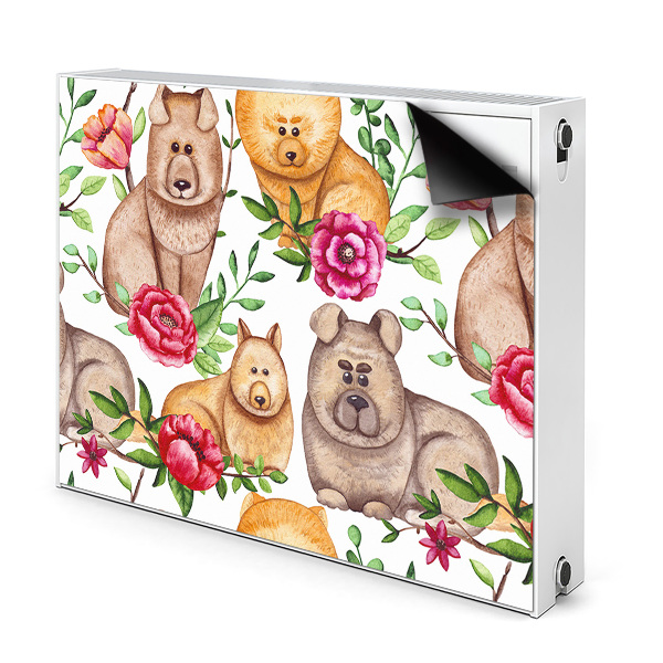 Magnet decorativ pentru calorifer Câinii chow chow