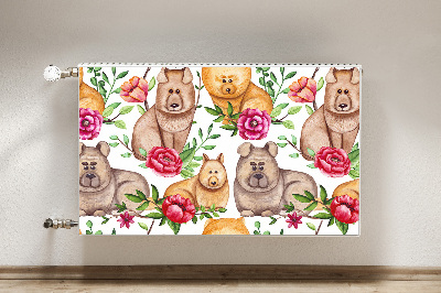 Magnet decorativ pentru calorifer Câinii chow chow