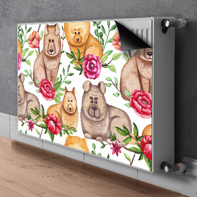 Magnet decorativ pentru calorifer Câinii chow chow