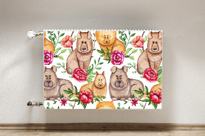 Magnet decorativ pentru calorifer Câinii chow chow