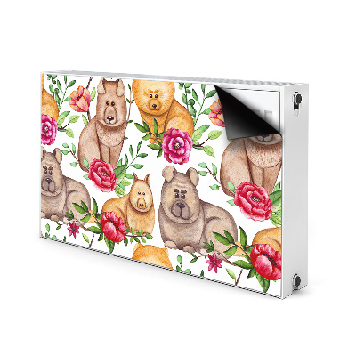 Magnet decorativ pentru calorifer Câinii chow chow