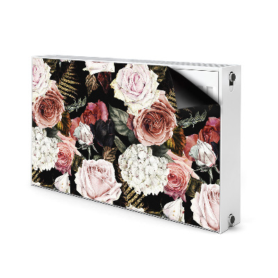 Magnet decorativ pentru calorifer Flori baroce