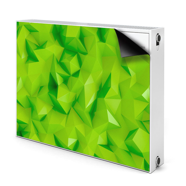 Magnet decorativ pentru calorifer Abstracție verde