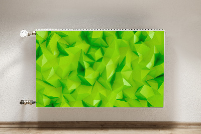 Magnet decorativ pentru calorifer Abstracție verde