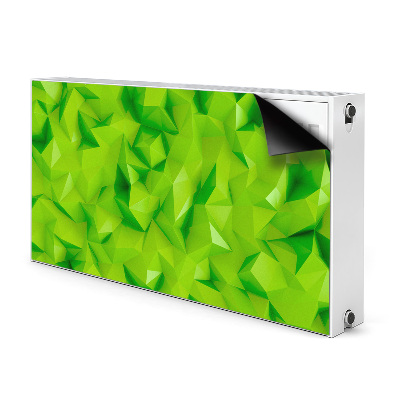 Magnet decorativ pentru calorifer Abstracție verde