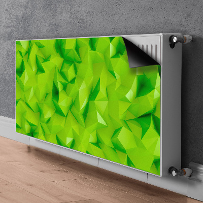 Magnet decorativ pentru calorifer Abstracție verde