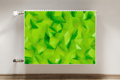 Magnet decorativ pentru calorifer Abstracție verde