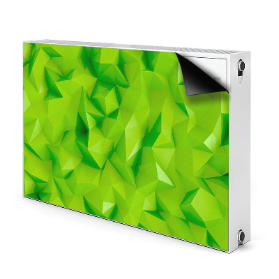 Magnet decorativ pentru calorifer Abstracție verde