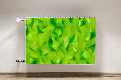 Magnet decorativ pentru calorifer Abstracție verde