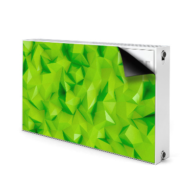 Magnet decorativ pentru calorifer Abstracție verde