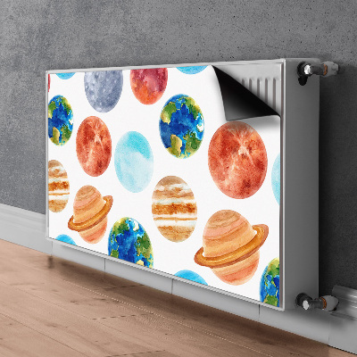 Covoraș decorativ pentru calorifer Planete colorate