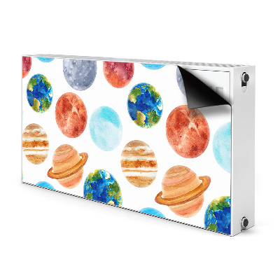 Covoraș decorativ pentru calorifer Planete colorate