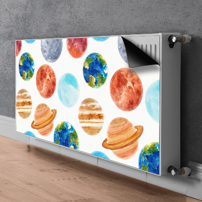 Covoraș decorativ pentru calorifer Planete colorate