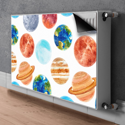 Covoraș decorativ pentru calorifer Planete colorate