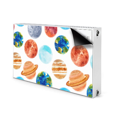 Covoraș decorativ pentru calorifer Planete colorate