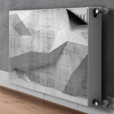 Magnet decorativ pentru calorifer Beton de abstractizare