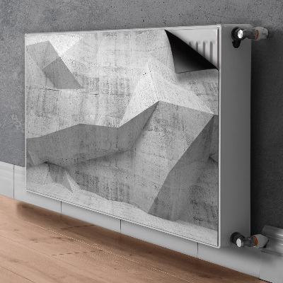 Magnet decorativ pentru calorifer Beton de abstractizare