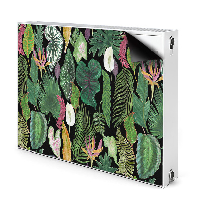 Magnet decorativ pentru calorifer Frunze tropicale