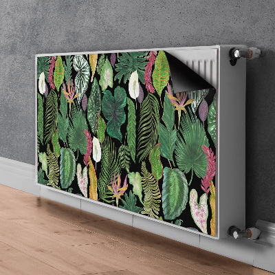 Magnet decorativ pentru calorifer Frunze tropicale