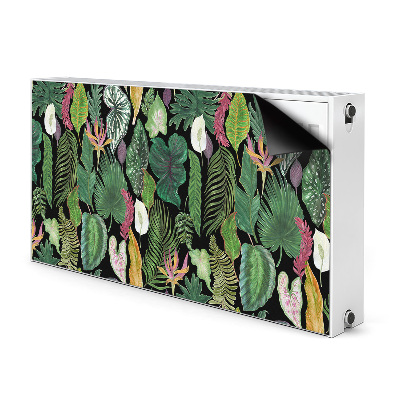 Magnet decorativ pentru calorifer Frunze tropicale