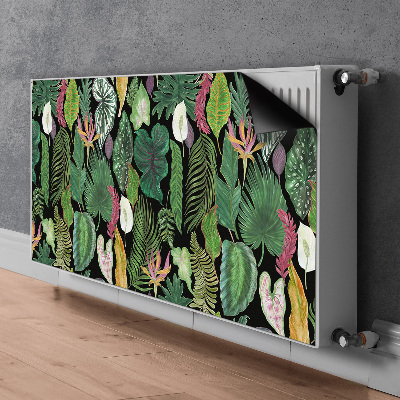 Magnet decorativ pentru calorifer Frunze tropicale