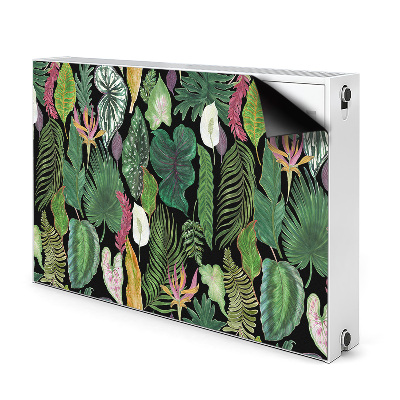 Magnet decorativ pentru calorifer Frunze tropicale