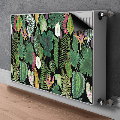 Magnet decorativ pentru calorifer Frunze tropicale