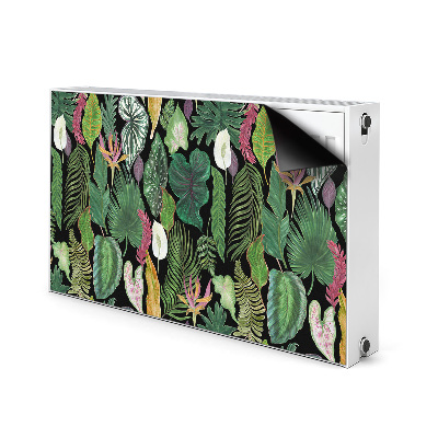 Magnet decorativ pentru calorifer Frunze tropicale