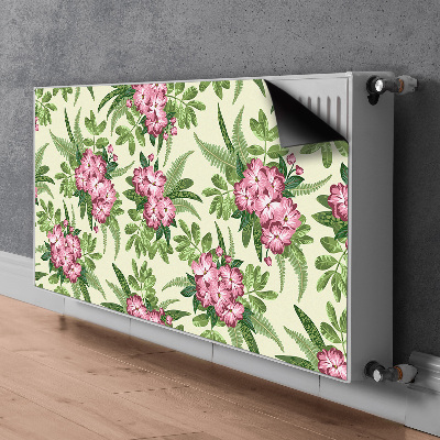 Magnet decorativ pentru calorifer Flori tropicale