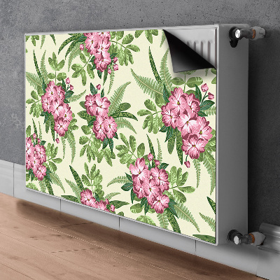 Magnet decorativ pentru calorifer Flori tropicale