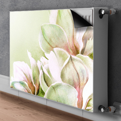 Magnet decorativ pentru calorifer Flori magnolia