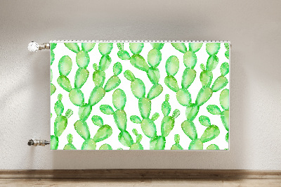 Capac decorativ pentru calorifer Cacti pastel