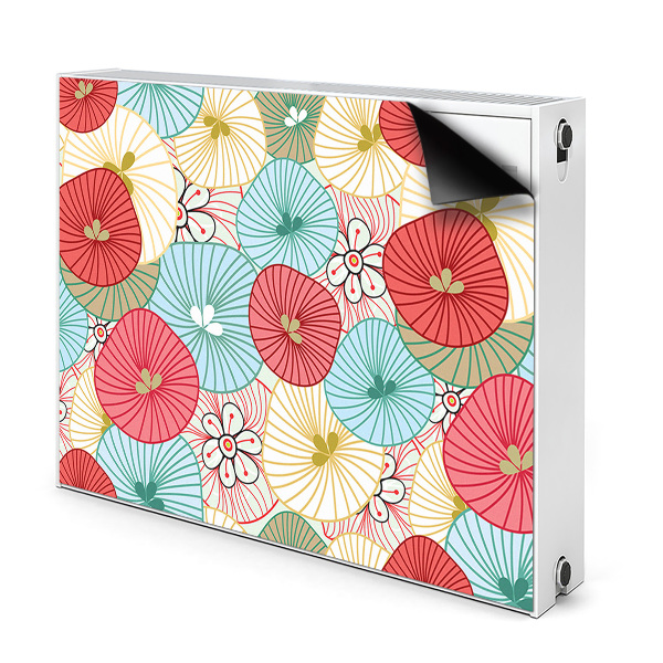 Magnet decorativ pentru calorifer Model floral