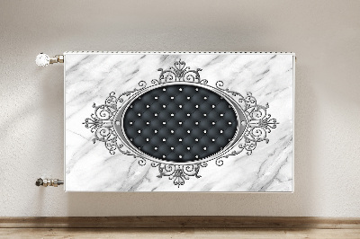 Capac decorativ pentru calorifer Model matlasat pe marmură