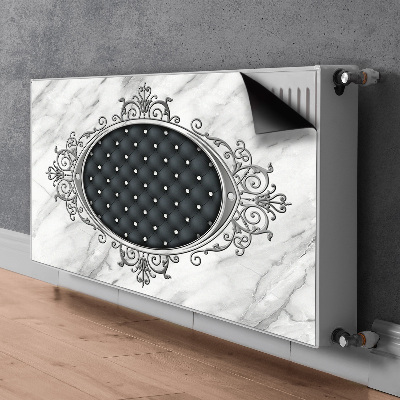Capac decorativ pentru calorifer Model matlasat pe marmură