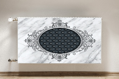 Capac decorativ pentru calorifer Model matlasat pe marmură