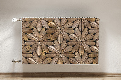 Covoraș decorativ pentru calorifer Model de lemn floral