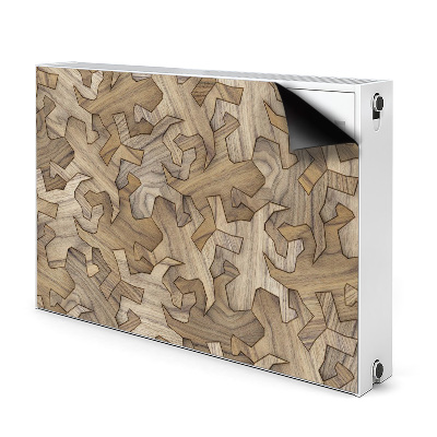 Magnet decorativ pentru calorifer Model gecko în lemn