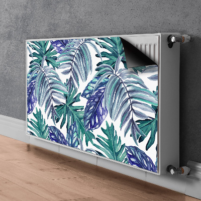 Magnet decorativ pentru calorifer Frunze tropicale