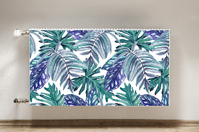 Magnet decorativ pentru calorifer Frunze tropicale