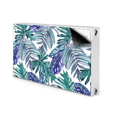 Magnet decorativ pentru calorifer Frunze tropicale