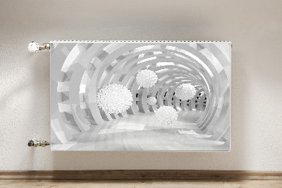 Magnet decorativ pentru calorifer Tunel de abstractizare 3d