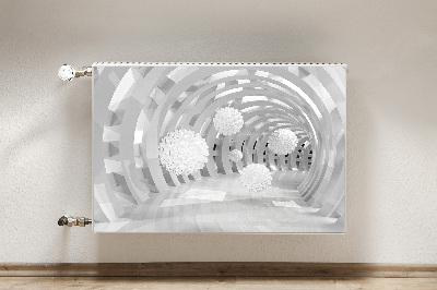 Magnet decorativ pentru calorifer Tunel de abstractizare 3d