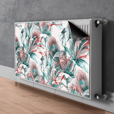 Magnet decorativ pentru calorifer Desen tropical