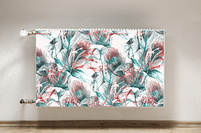 Magnet decorativ pentru calorifer Desen tropical