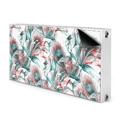 Magnet decorativ pentru calorifer Desen tropical